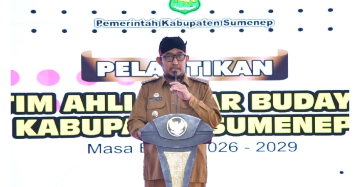 Pelantikan TACB, Bupati Sumenep Perkuat Komitmen Pelestarian Warisan Budaya Daerah