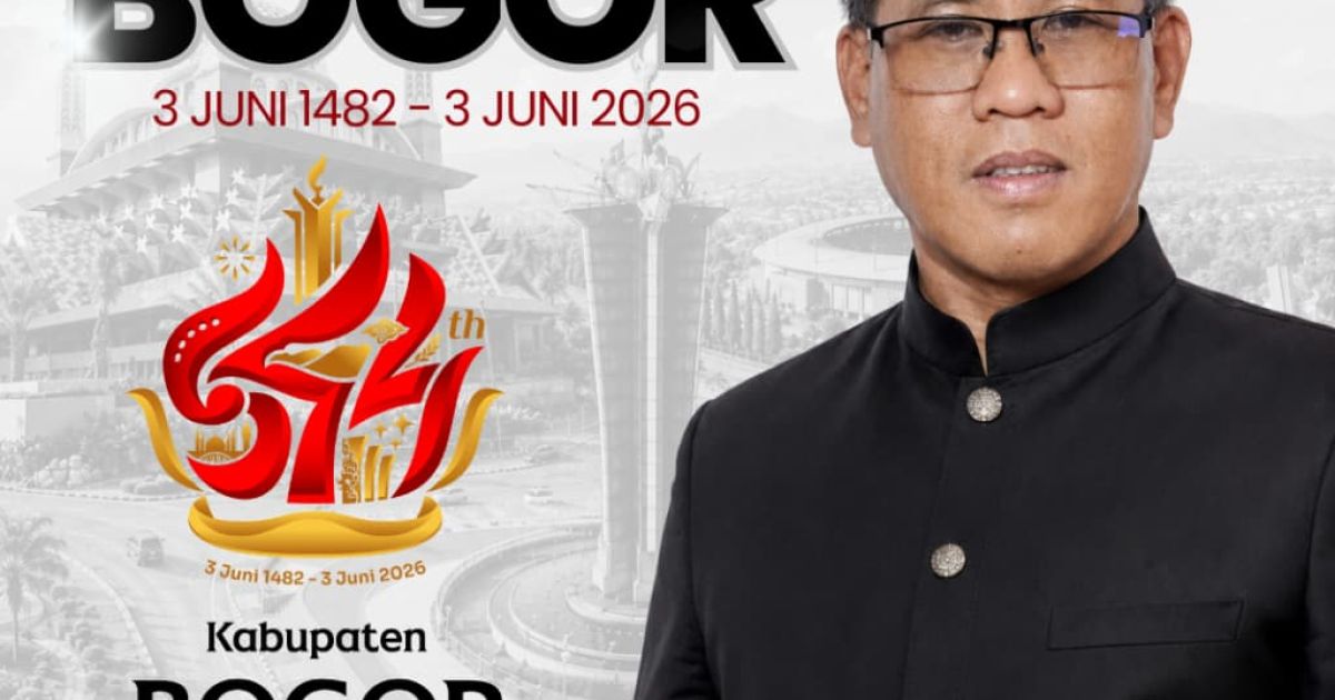 Kepala Dinas Pemuda dan Olahraga Kabupaten Bogor Mengucapkan Selamat Hari Jadi Bogor ke 544