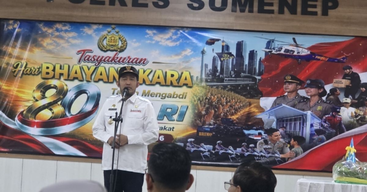 Hari Bhayangkara ke-80, Bupati Sumenep Apresiasi Pengabdian Polri dan Perkuat Komitmen Kolaborasi