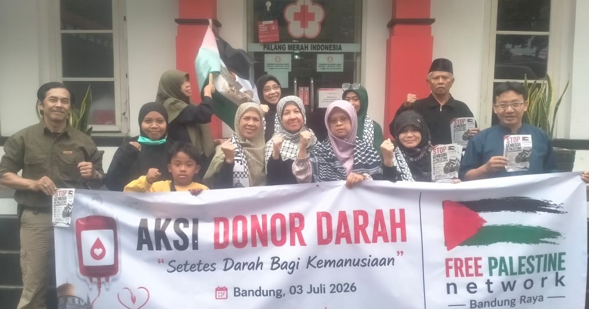 FPN Bandung Raya Gelar Aksi Donor Darah: Wujud Solidaritas Kemanusiaan untuk Palestina