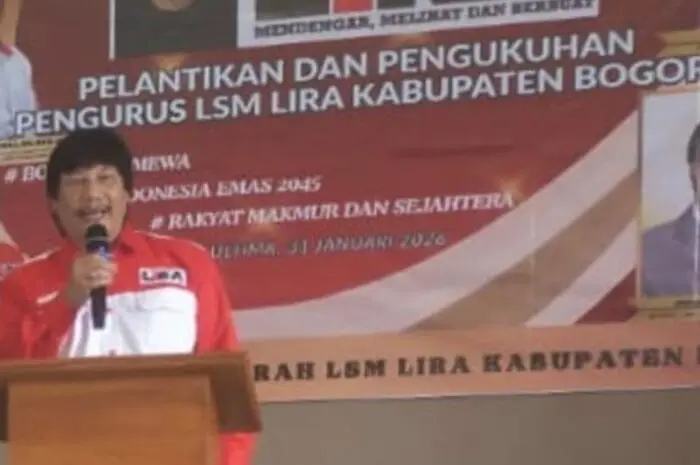 Julianda Effendi, AmD Resmi Dilantik sebagai Bupati LSM LIRA Kabupaten Bogor di Hotel Horison Ultima Cibinong