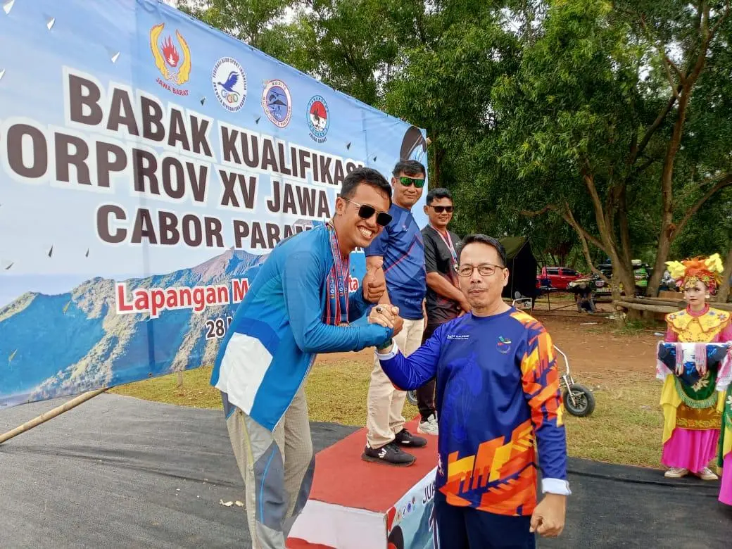 Atlet Paramotor Lanud Wiriadinata Raih Medali Emas di Ajang BK Porprov Jabar 2025