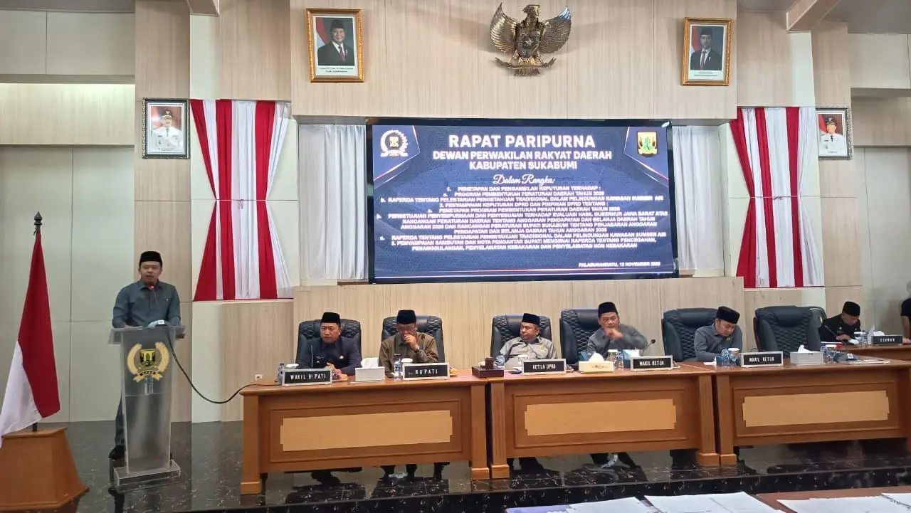 Sahkan Perda Patanjala, DPRD Dorong Pencapaian Visi Misi Bupati dan Keseimbangan Lingkungan di Kabupaten Sukabumi