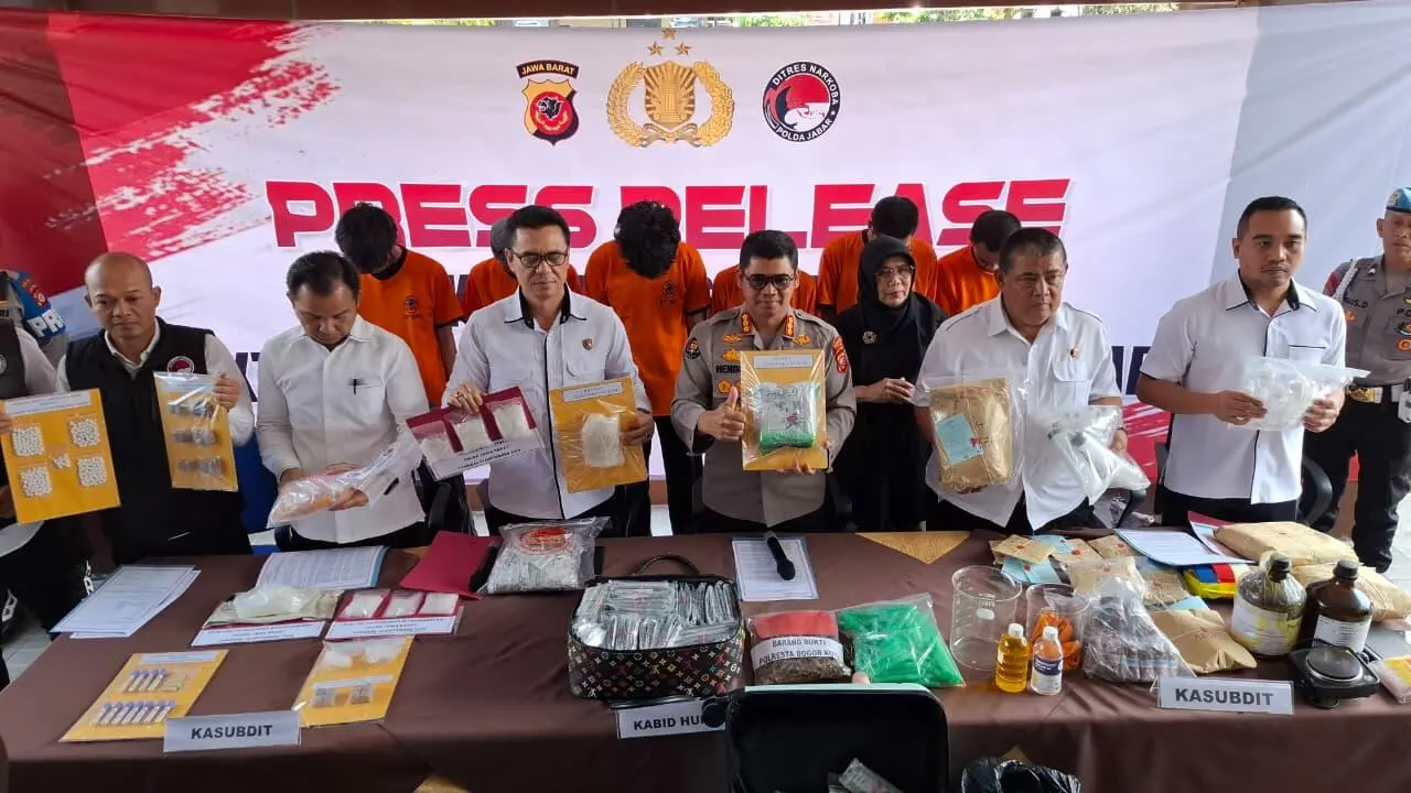 Bongkar 257 Kasus Narkoba Selama September, Polda Jabar Amankan 317 Tersangka