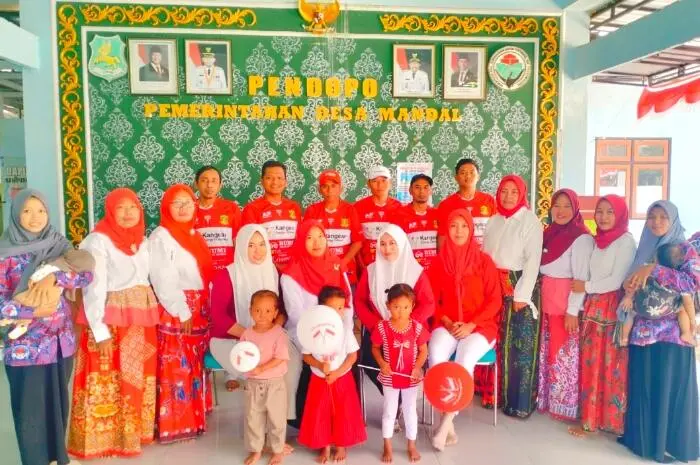 Nuansa Kemerdekaan HUT RI ke-80 Semarakkan Posyandu Anggrek Mandala, Puskesmas Rubaru Dorong Imunisasi dan Edukasi Gizi