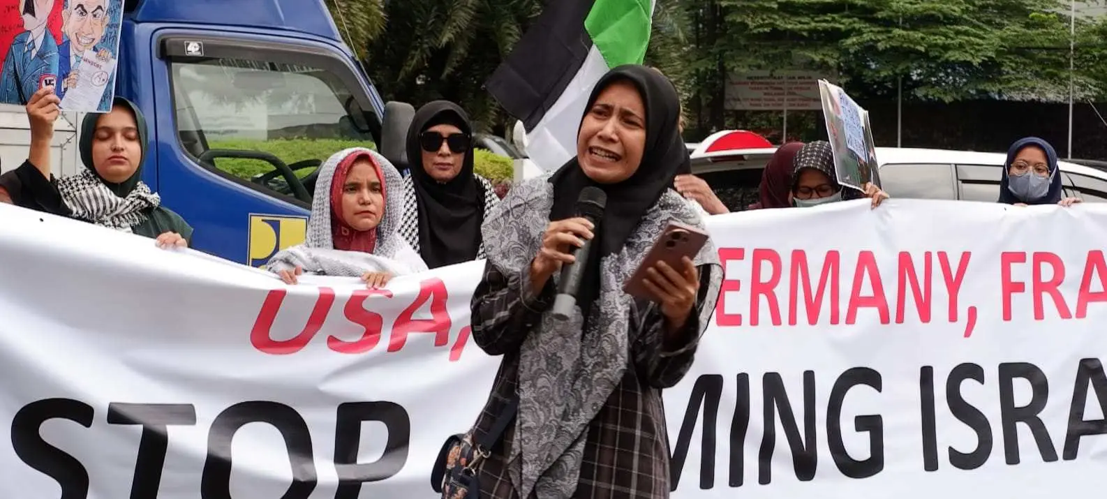 Aktivis FPN Gelar Aksi Damai Bela Palestina di Palembang