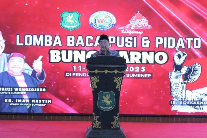 Panggung Madura untuk Sang Proklamator, Wabup Sumenep Resmi Membuka Lomba Puisi dan Pidato Bung Karno 2025