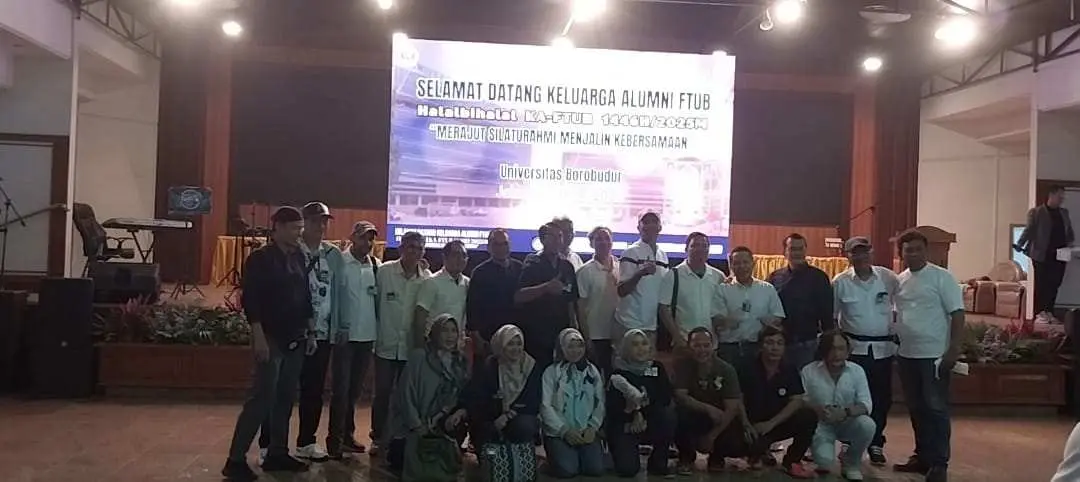 Keluarga Alumni Fakultas Teknik Universitas Borobudur Gelar Halal bihalal 1446 Hijriah