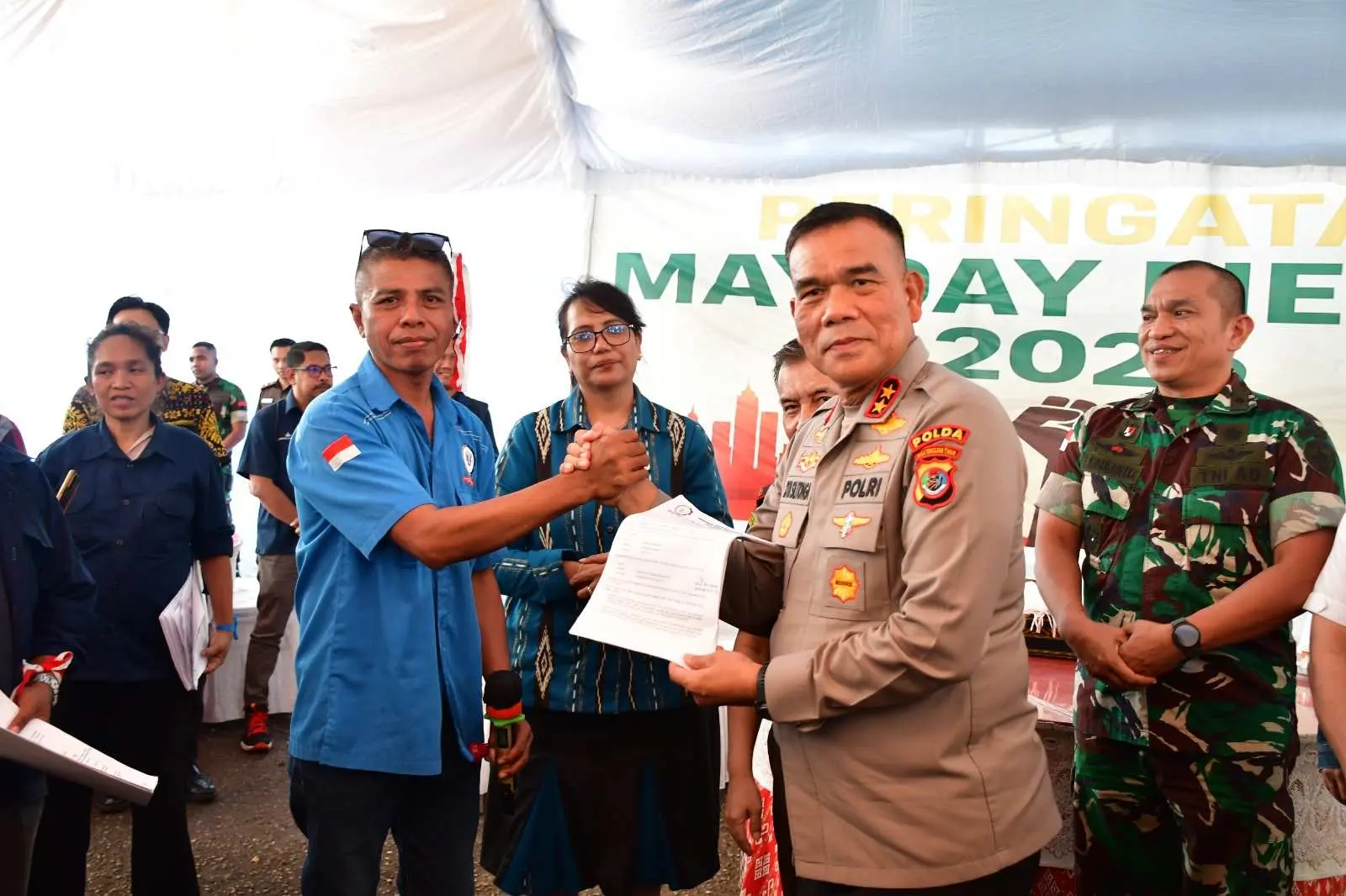 MayDay Fiesta 2025 di Polda NTT, Buruh Sampaikan Aspirasi Langsung ke Pemerintah dan Institusi Terkait