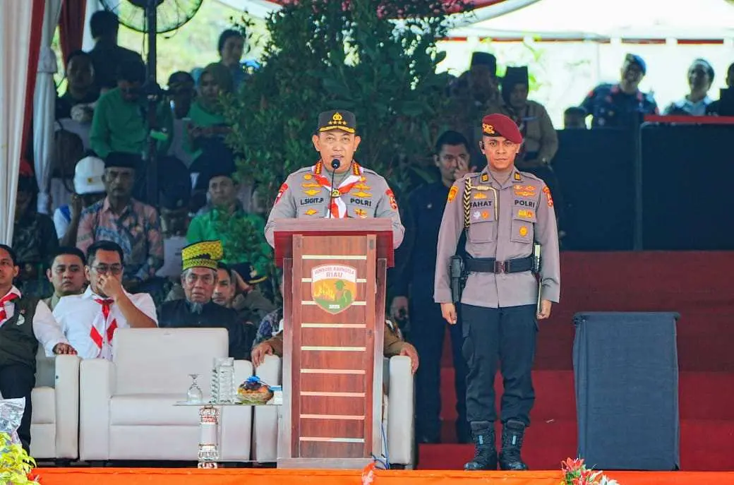 Buka Jambore Karhutla 2025 di Riau, Kapolri Ajak Masyarakat Jaga dan Lestarikan Lingkungan