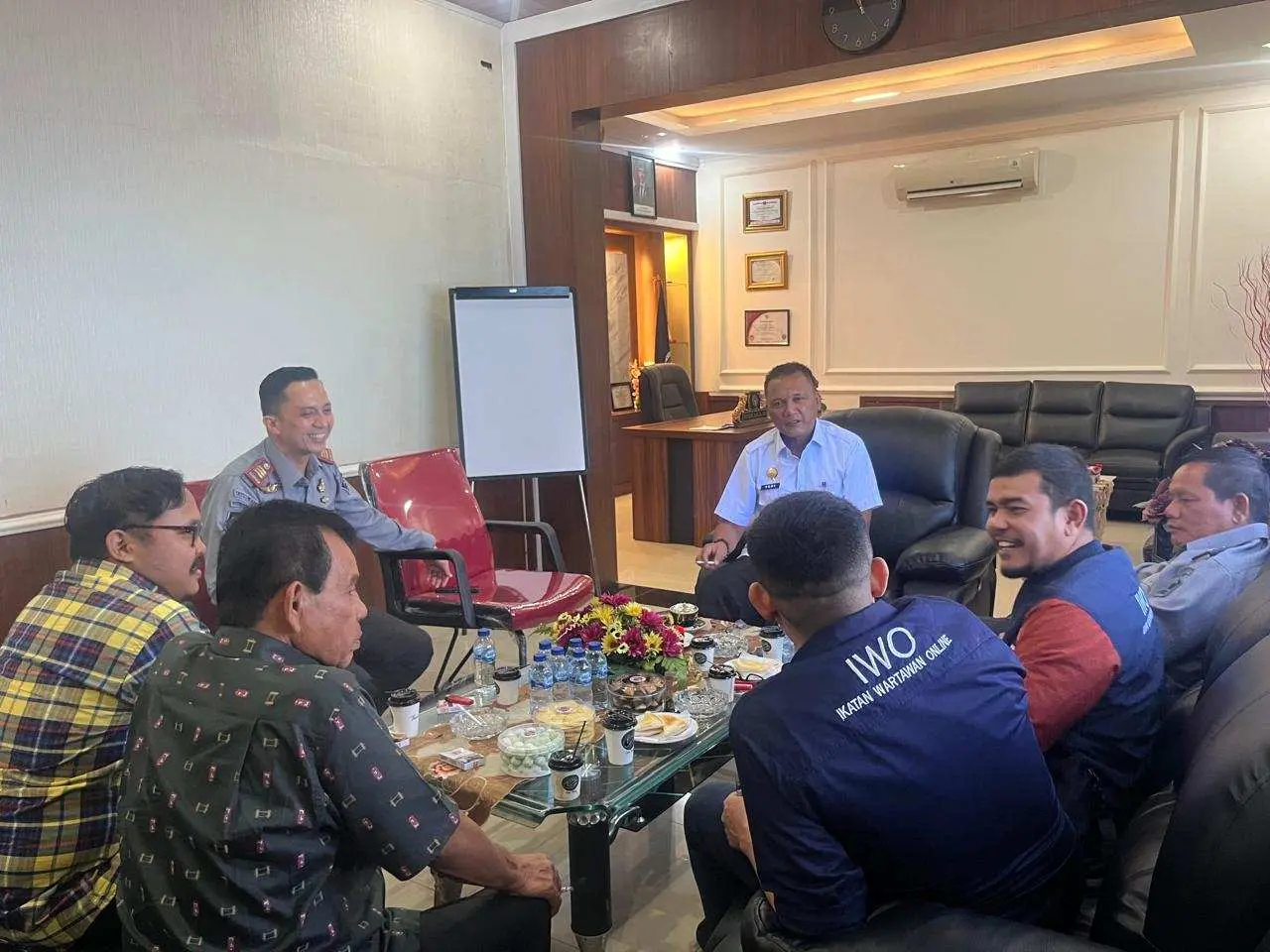 Gelar Silaturahmi di Momen Idul Fitri, Kakanwil Ditjenpas Sumut Yudi Suseno dengan PP IWO Bahas Masalah Ini...