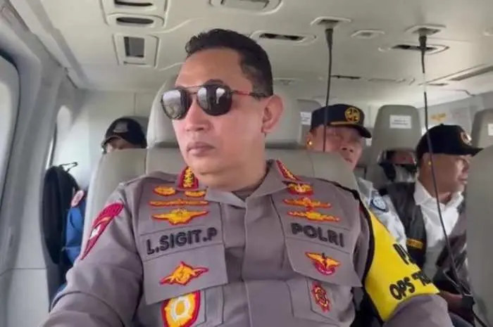 Kapolri Naik Heli Pantau Langsung Arus Balik Lebaran 2025 di Tol Cipali Lewat Udara