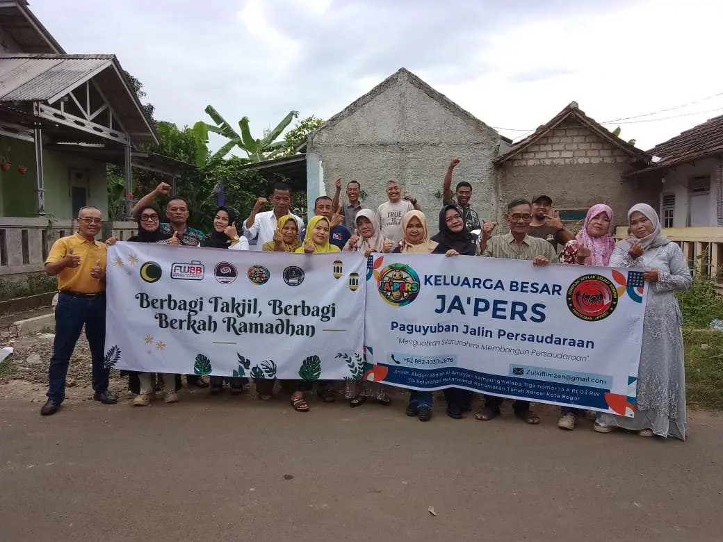 Halal bihalal Idul Fitri 1446 H, Zoel Resmi Terpilih Jadi Ketua Paguyuban Ja'pers