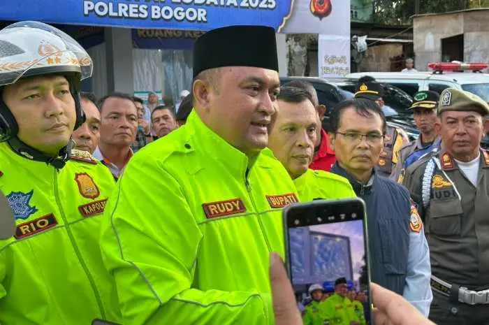 Pastikan Arus Mudik Lancar, Bupati Bogor Rudy Susmanto Bersama Forkopimda Cek Langsung Kesiapan Tiga Titik Pospam Utama
