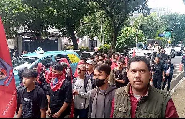 Aksi Demo di Kejagung, Mapancas Tuntut Penuntasan Kasus Dugaan TPPU Komisaris PT Lawu Agung Mining