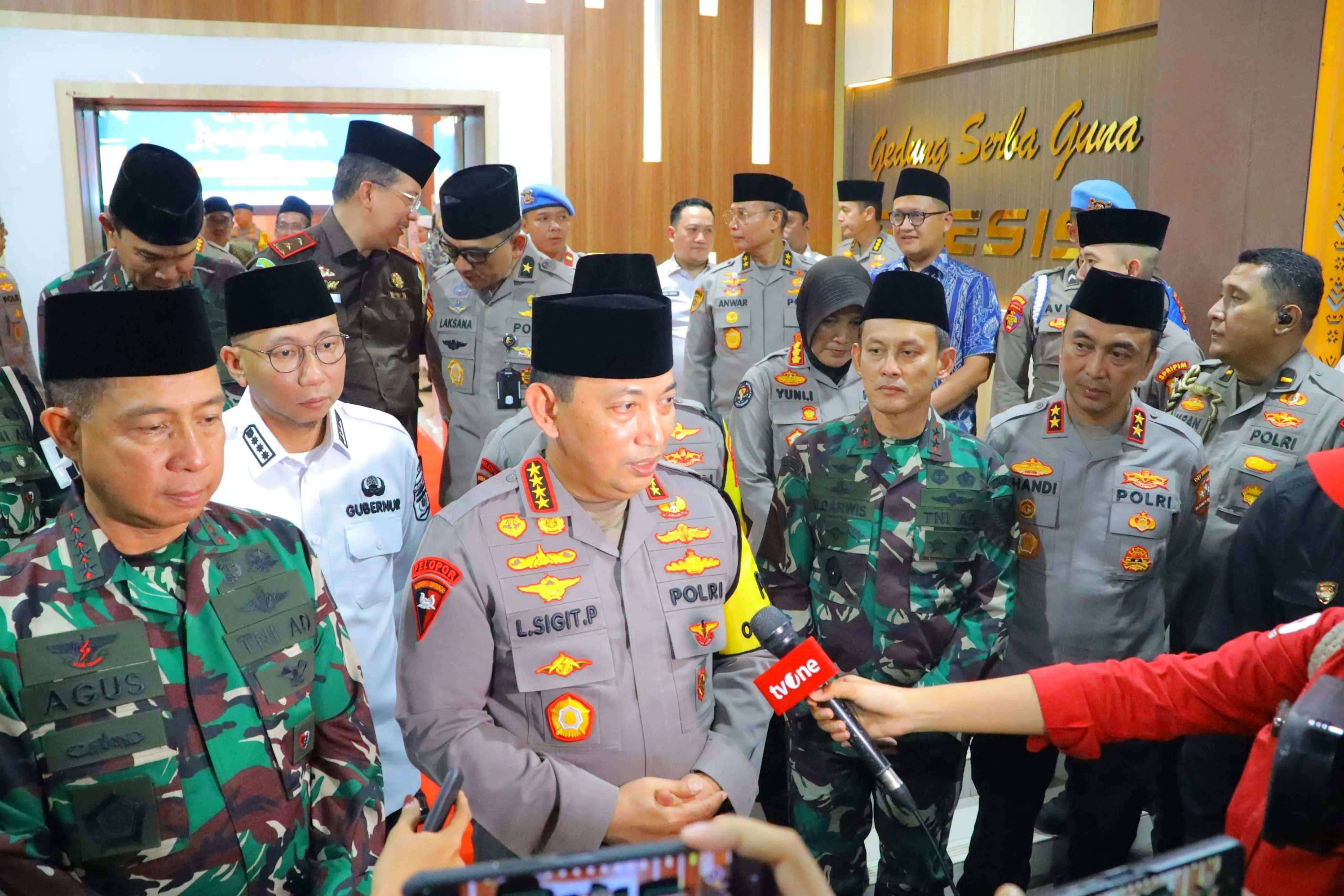 Perkuat Silaturahmi, Kapolri dan Panglima TNI Hadiri Safari Ramadhan di Polda Lampung