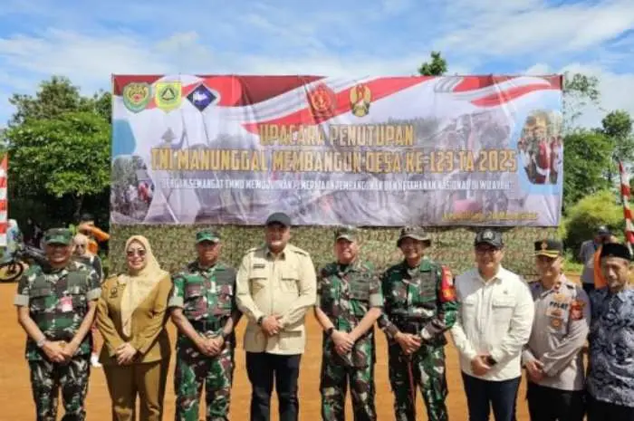 Apresiasi Keberhasilan Program TMMD ke 123, Bupati Bogor Rudy Susmanto Sampaikan Terimakasih kepada TNI dan Berharap dapat Terus Berlanjut