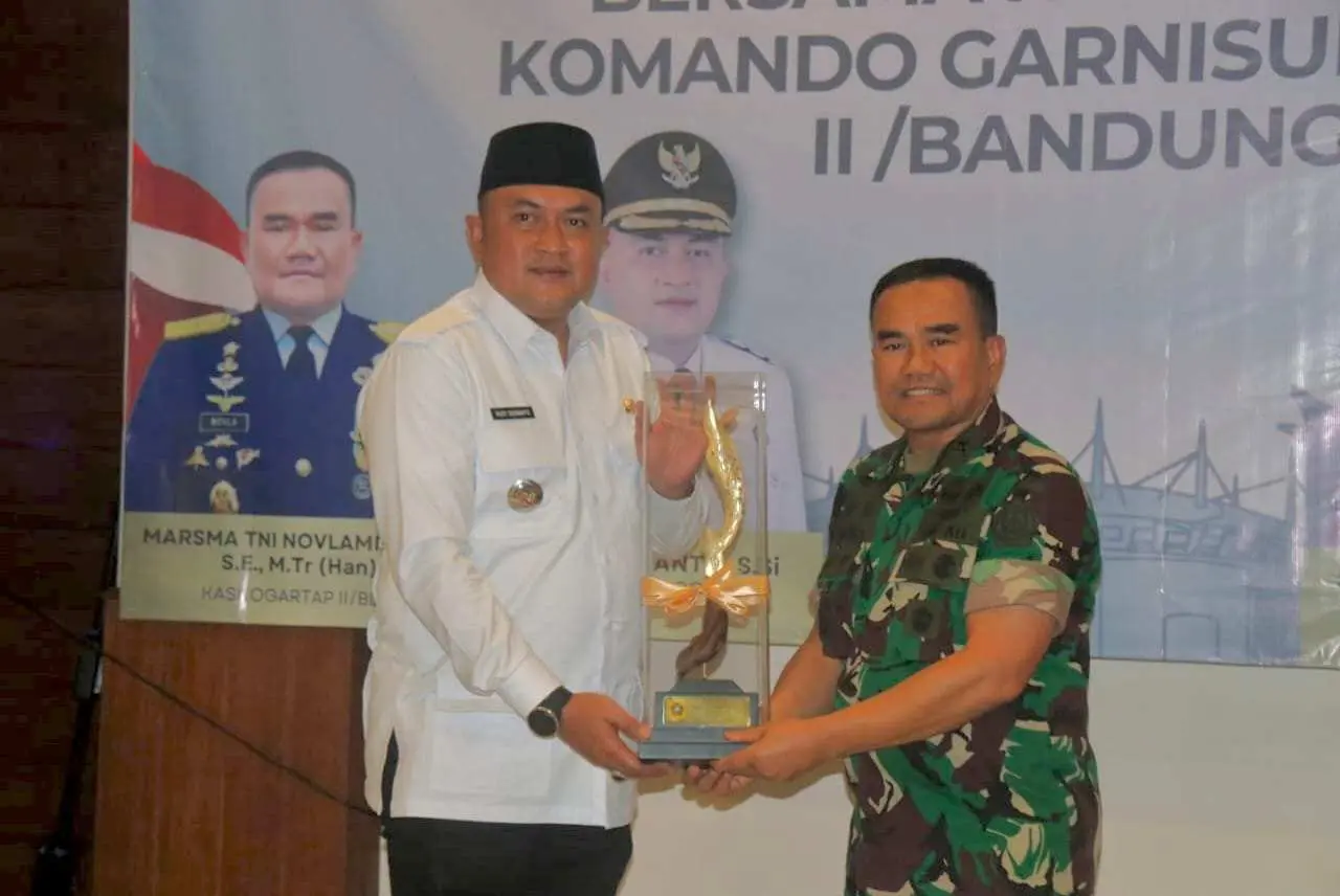 Terima Kunjungan Kaskogartap II Bandung, Bupati Rudy Susmanto Siap Bersinergi dengan TNI dalam Membangun Kabupaten Bogor