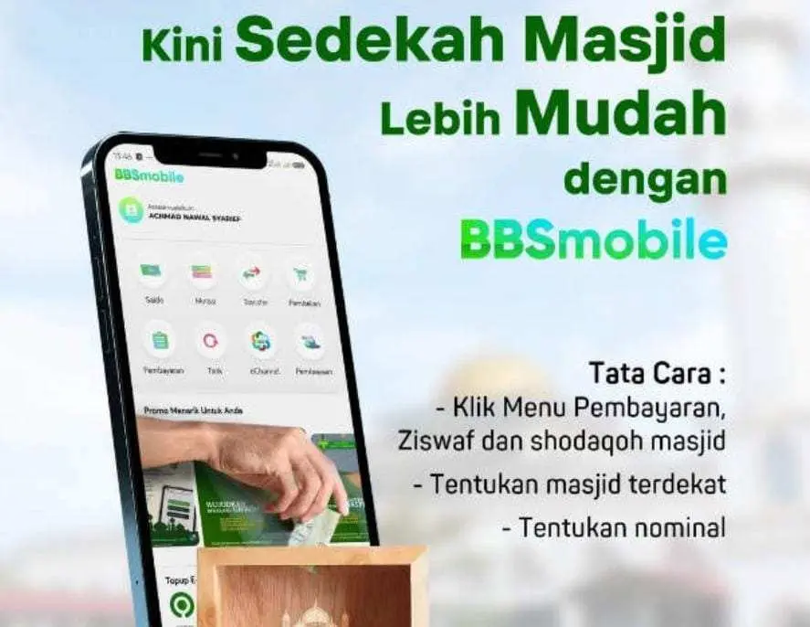 BPRS Bhakti Sumekar Sediakan Fitur Sedekah Online melalui Aplikasi BBS Mobile Cepat dan Praktis