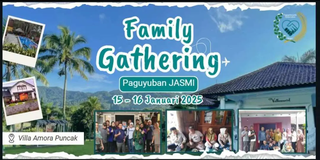 Pererat Silaturahmi, Paguyuban Jasmi Lintas Bogor Family Gathering di Villa Amora Ciawi