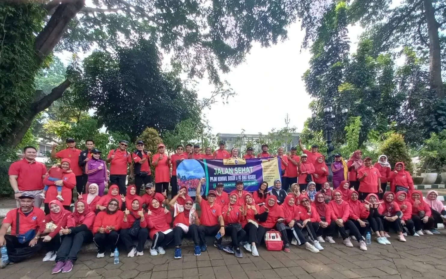 PPJM Komwil Bogor Gelar Jalan Sehat dan Senam Lansia Jantung Sehat dengan Instruktur dari FOKBI Kabupaten Bogor