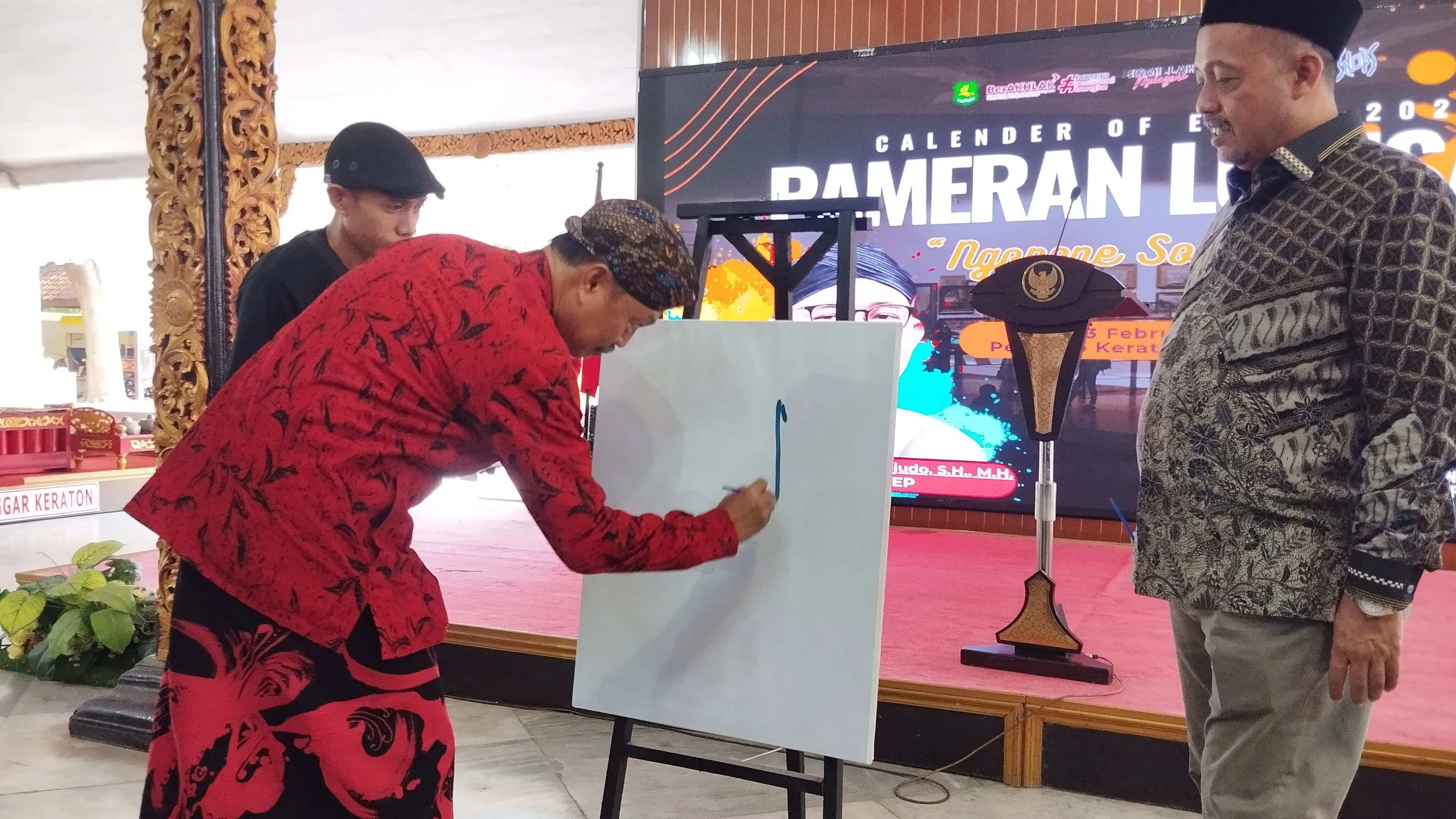 Bertajuk Ngopene Songennep, Ratusan Karya Seni Ikut meriahkan Pameran Lukisan di Sumenep