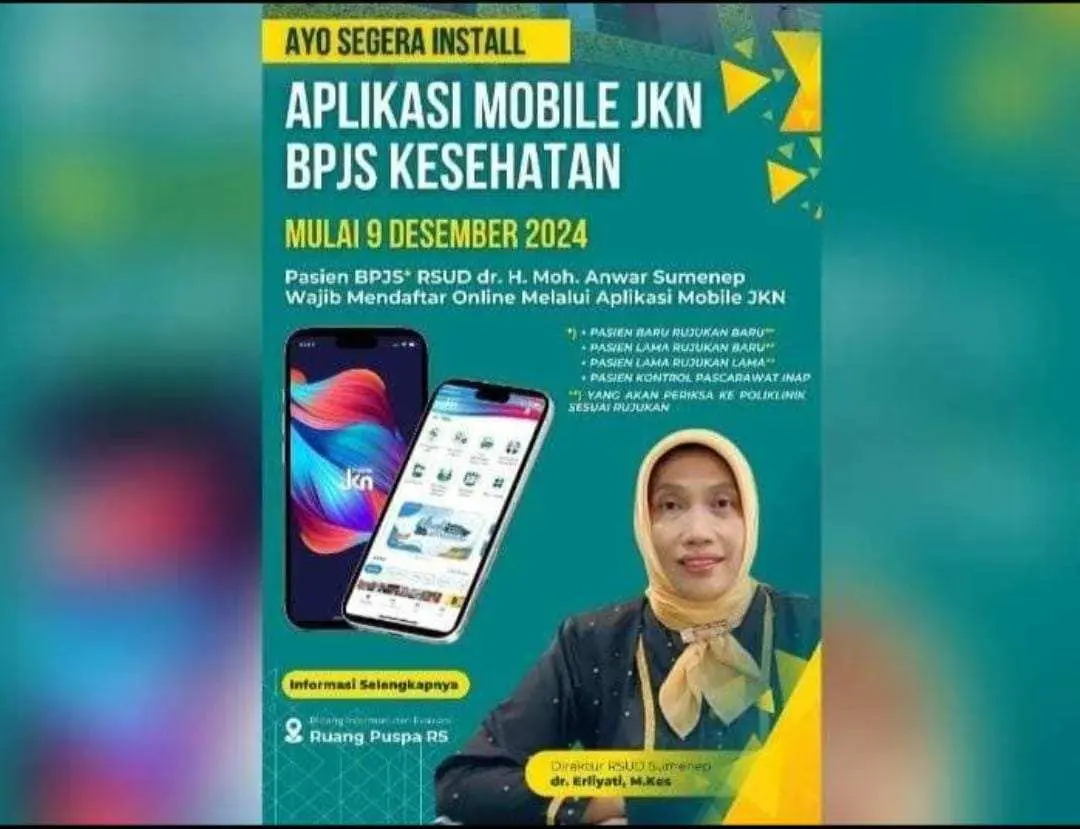 RSUD dr H Moh. Anwar Sumenep Terapkan Antrian Online Bagi pasien BPJS untuk Dapat Layanan Poliklinik