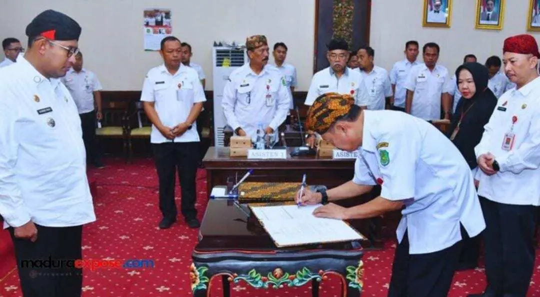 Tandatangani Perjanjian Kinerja, Bupati Sumenep Berharap Seluruh Kepala OPD Bisa Capai Program Kegiatan APBD 2025