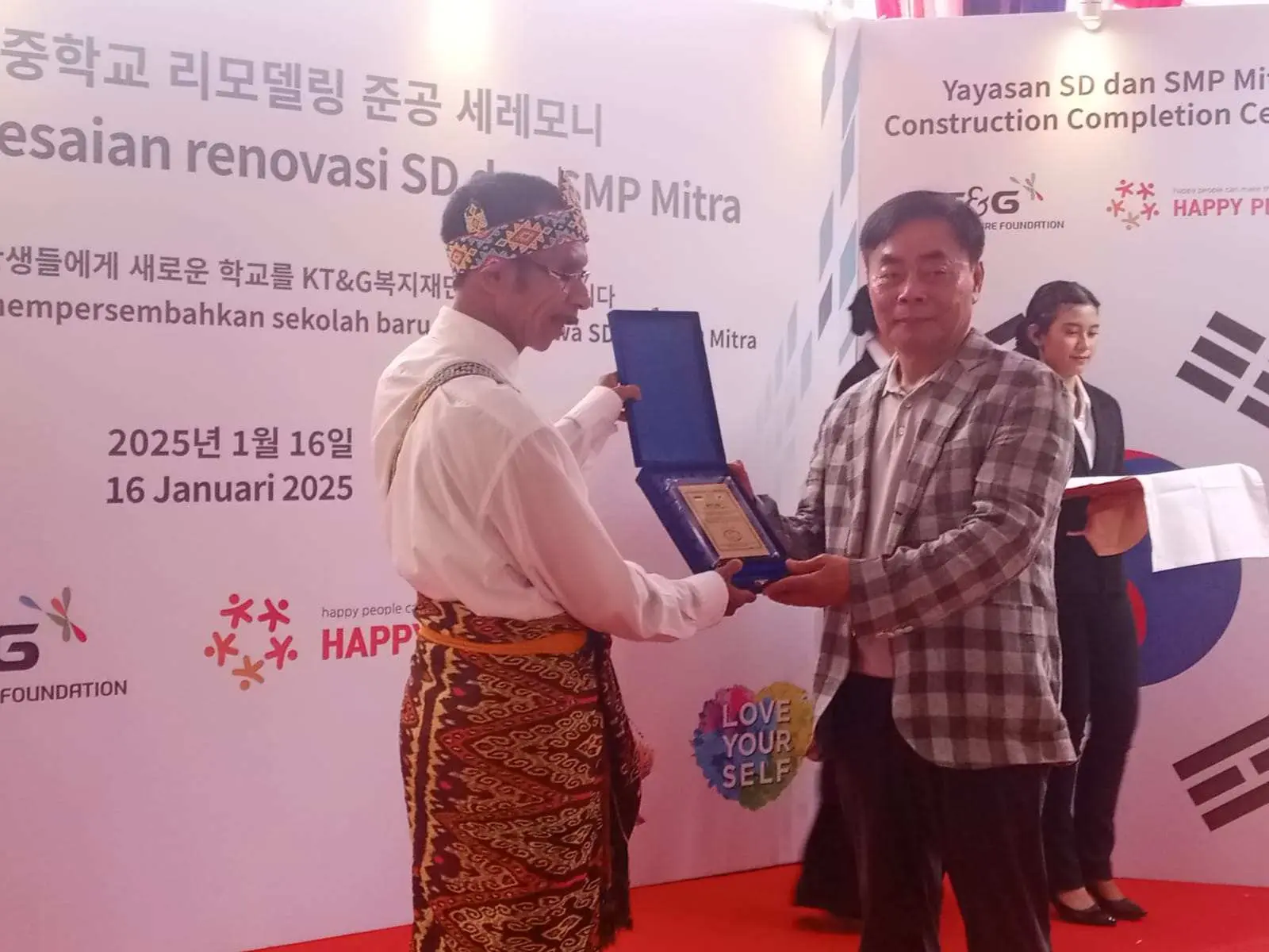 Yayasan Social Walfare Foundation dari Korea Selatan Berikan Bantuan Rehab Sekolah Yayasan Pendidikan Bina Mitra Mulia Indonesia
