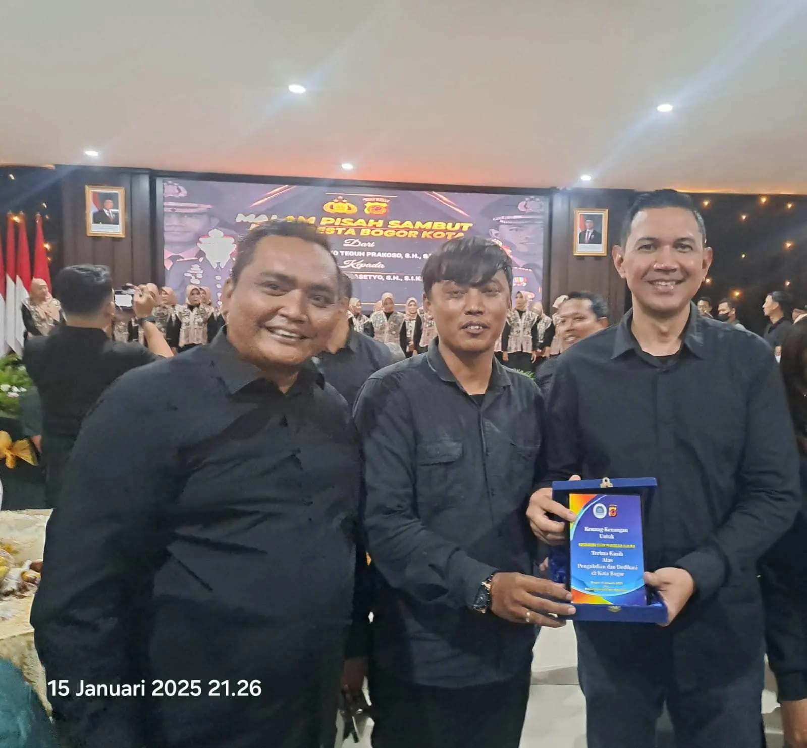 Ketua KKP Bogor Raya Hadiri Pisah Sambut Kapolresta Bogor Kota