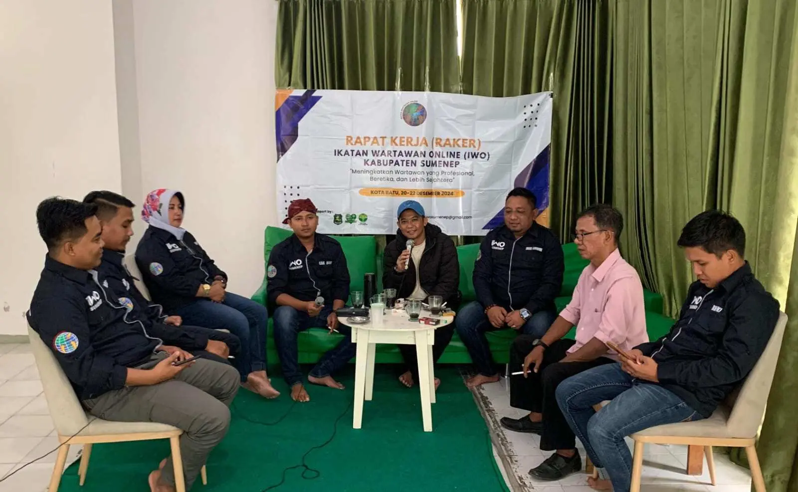 Raker di Kota Batu Jawa Timur, IWO Sumenep Siap Dorong Program Pemerintah Demi Kesejahteraan Wartawan