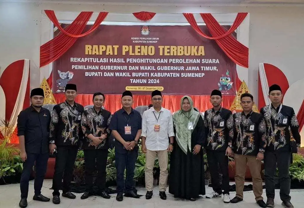 Hasil Rekapitulasi KPU Sumenep Pilkada 2024, Paslon FAHAM Unggul 130.261 Suara dari Paslon FINAL