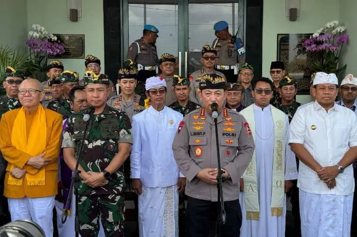 Sukseskan Pilkada 2024, Kapolri dan Panglima TNI Ikuti Doa Bersama Lintas Agama di Bali
