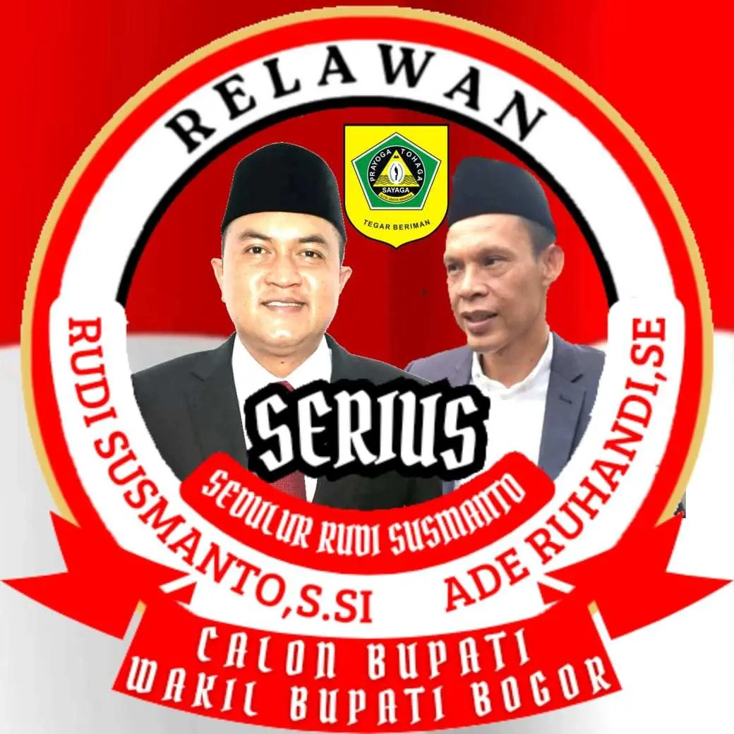 Relawan SERIUS Siap Menangkan Pasangan Rudy Susmanto-Ade Ruhandi di Pilkada Kabupaten Bogor