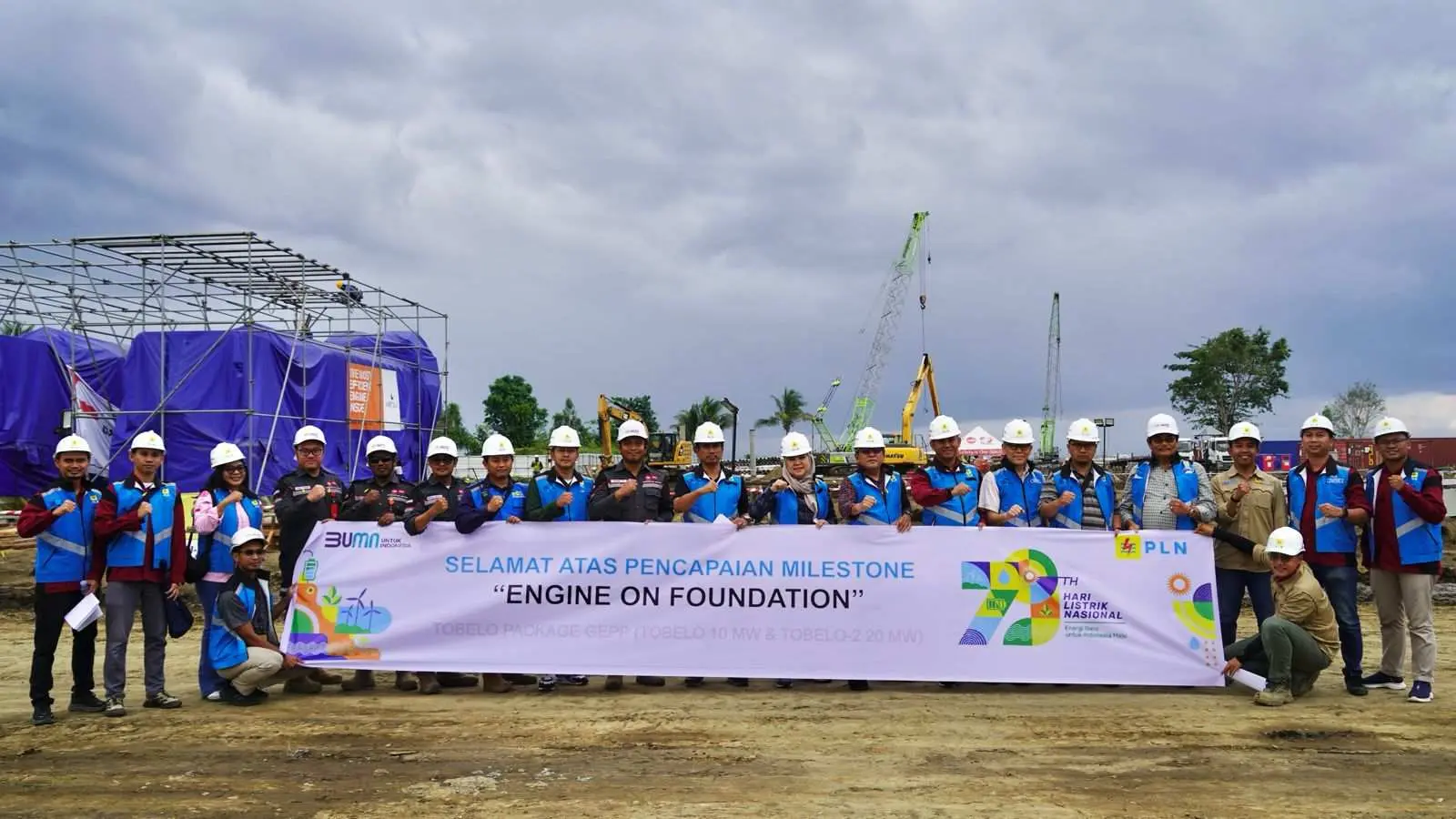 PLN UIP MPA Capai Milestone Penting dalam Proyek Tobelo Package Gas Engine Power Plant