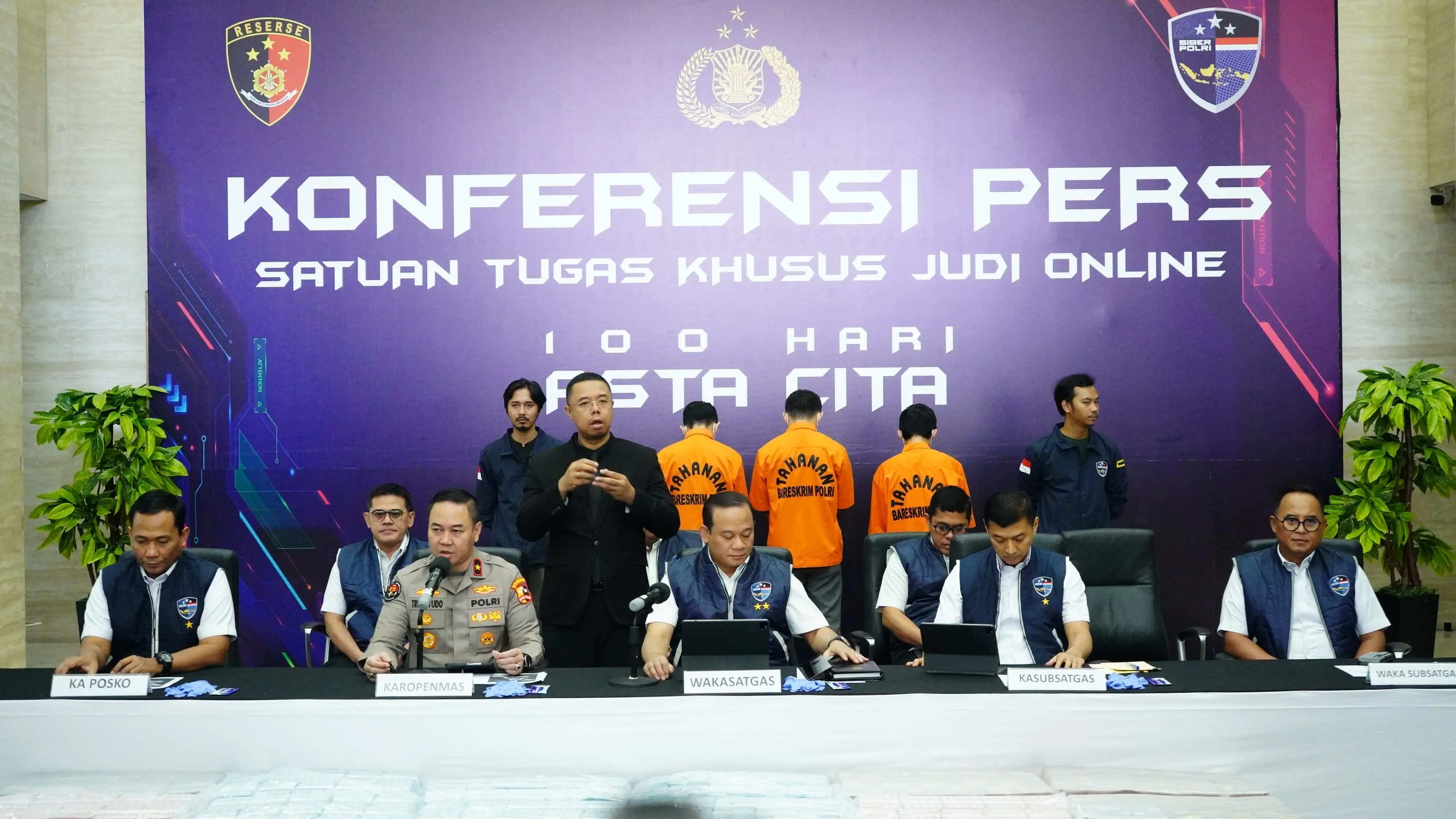 Sita Rp78,1 Miliar dari Judi Online Internasional, Komitmen Polri atas Asta Cita Presiden Prabowo