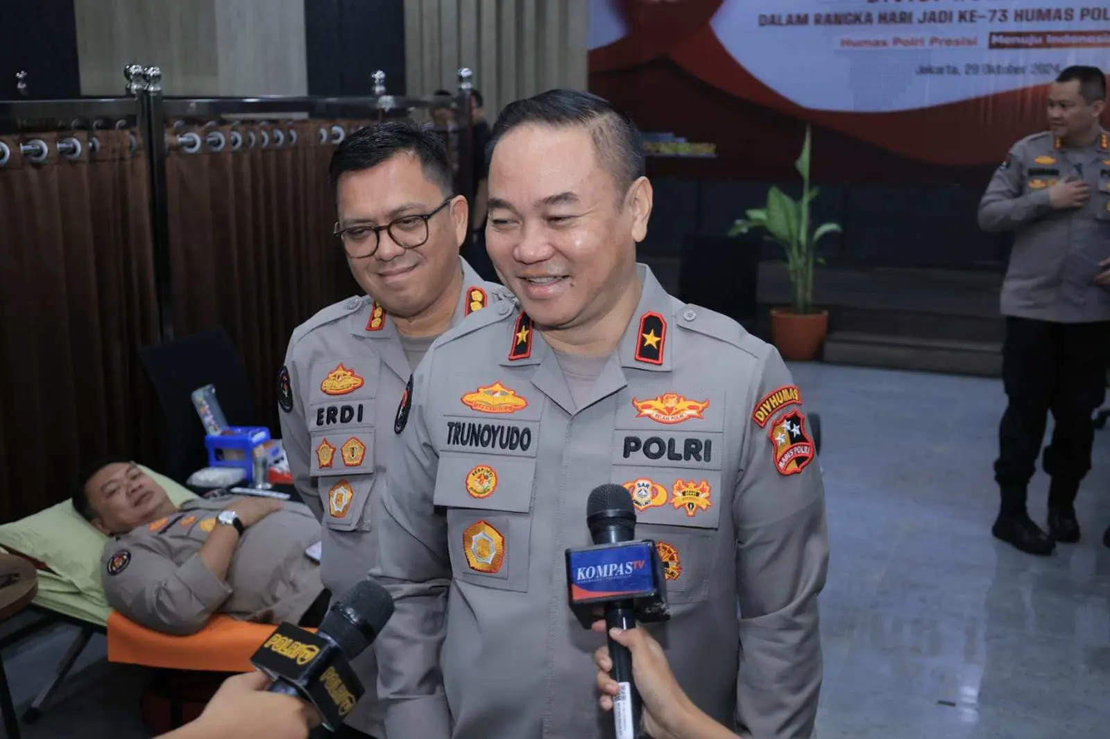 Jelang Hari Jadi ke 73, Divhumas Polri Gelar Aksi Donor Darah Bersama Media