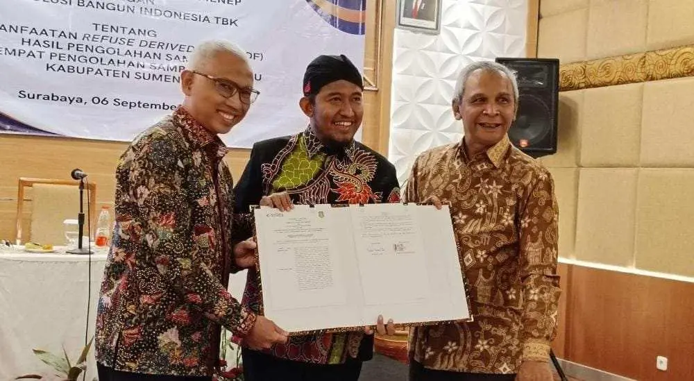 Bupati Sumenep Achmad Fauzi Tandatangani MoU Bersama PT SBI Atasi Pengelolaan Sampah