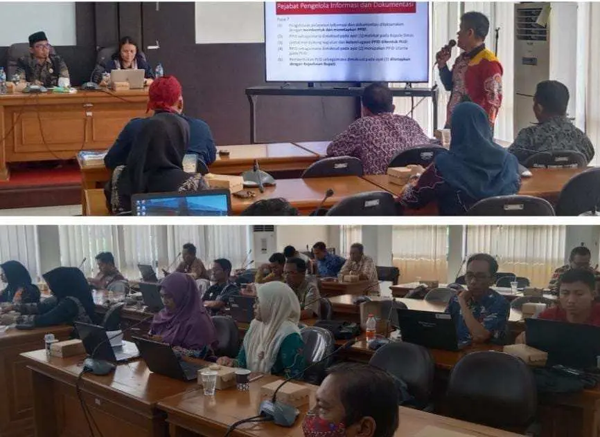 Diskominfo Sumenep Bersama  USAID ERAT Sukses Gelar Workshop Optimalisasi Penyelenggaraan PPID
