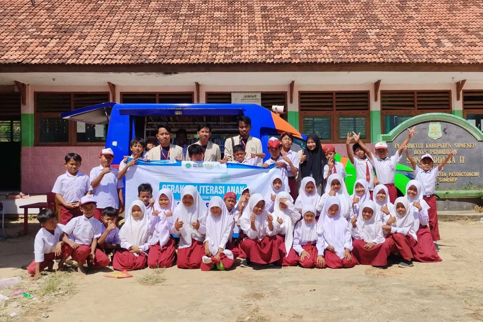 Mahasiswa KKN Posko 30 STKIP PGRI Sumenep Luncurkan Program Gerakan Literasi Anak 