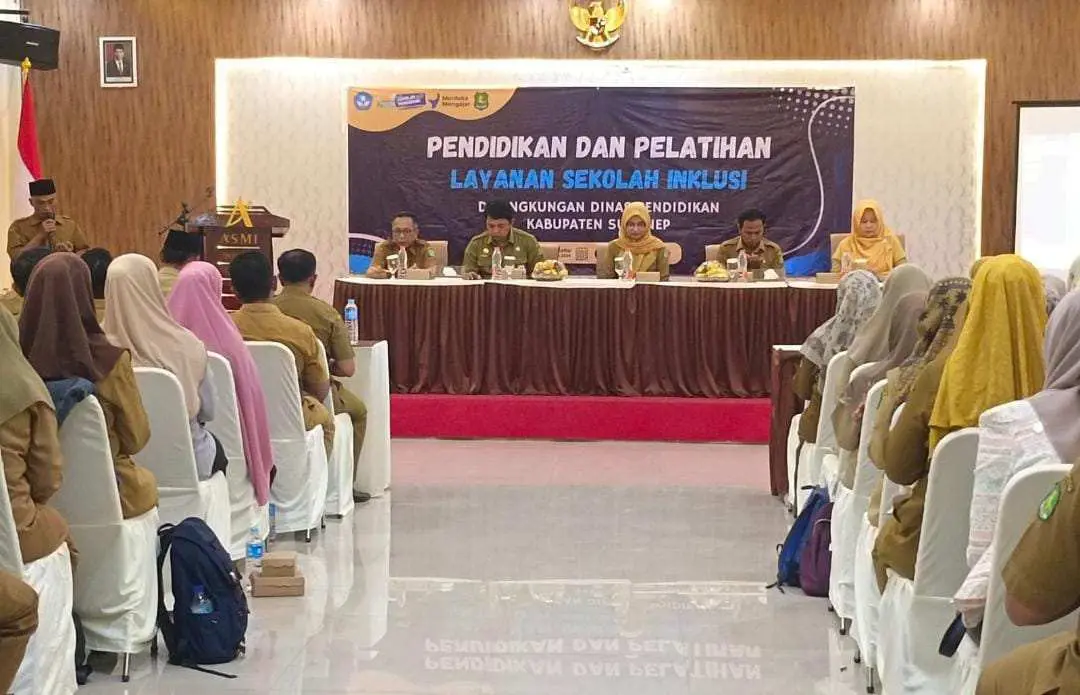 Disdik Sumenep Berikan 97 Guru Pendidikan dan Pelatihan Layanan Sekolah Inklusi