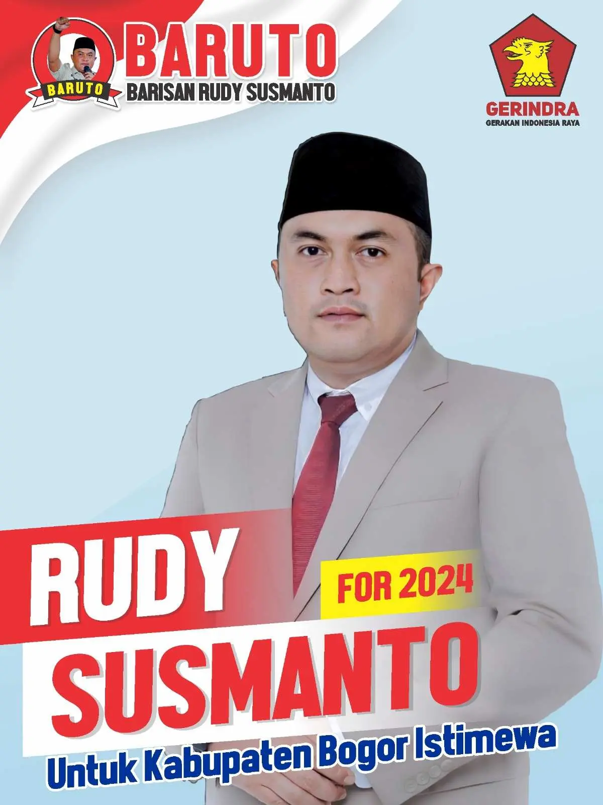 Relawan BARUTO Siap Bergerak Masif Dukung Rudy Susmanto Jadi Bupati Bogor di Pilkada 2024