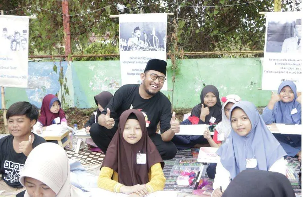 Bupati Sumenep Kenalkan Sosok Sang Proklamator Indonesia Mulai Sejak Dini Lewat Pagelaran Event Lomba Mewarnai Sketsa Bung Karno 