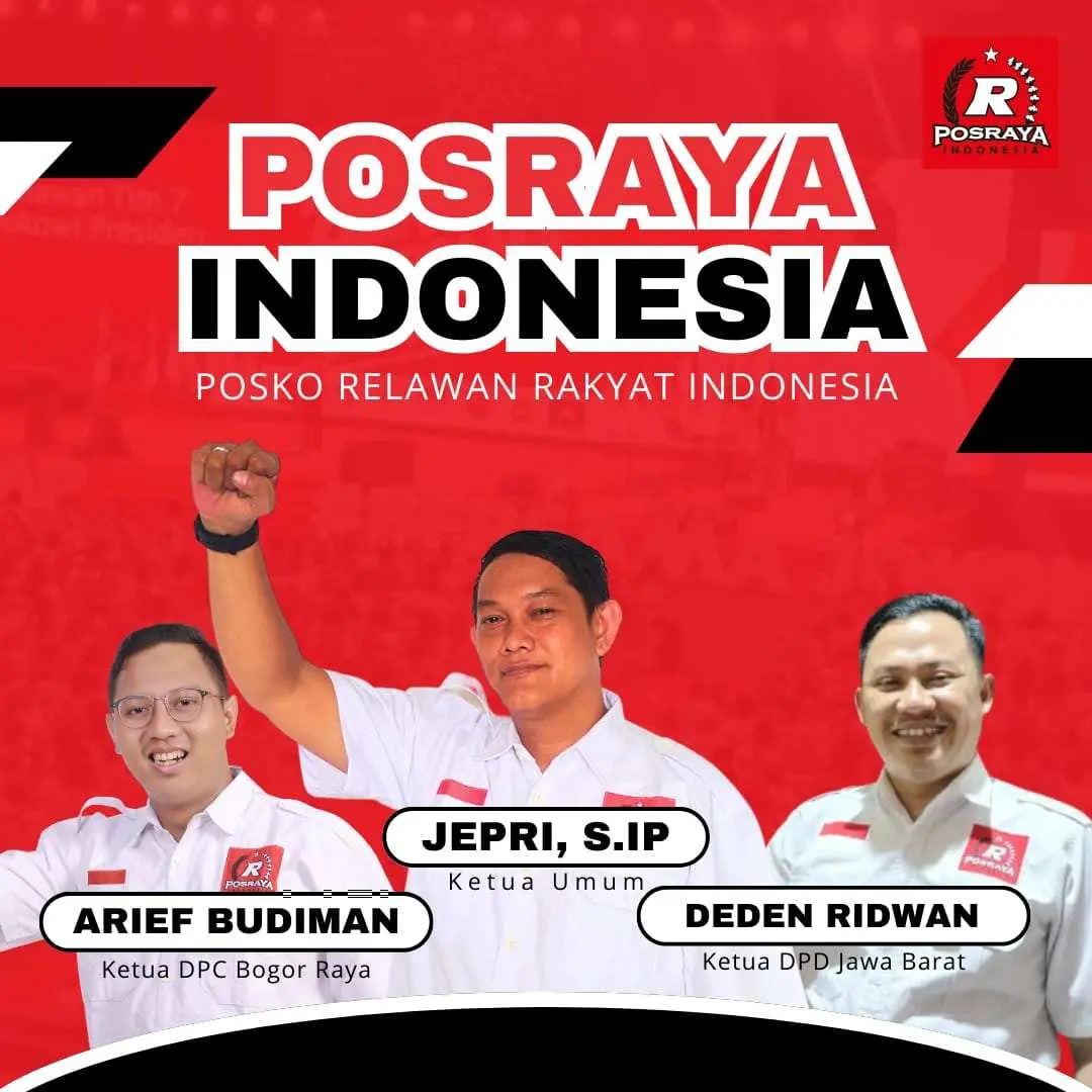Jelang Pilkada 2024, Posraya Indonesia Bogor Ingin Bupati dan Gubernur yang Merakyat Seperti Jokowi