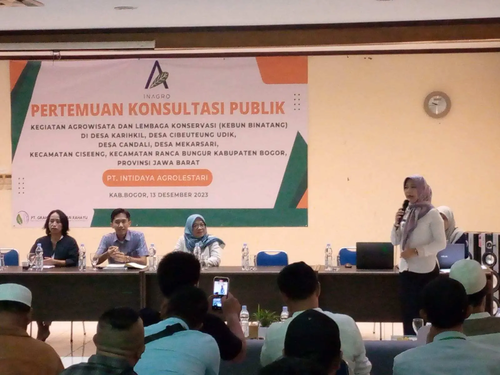 Konsultasi Publik, PT Inagro Siap Kolaborasi Positif dengan Warga