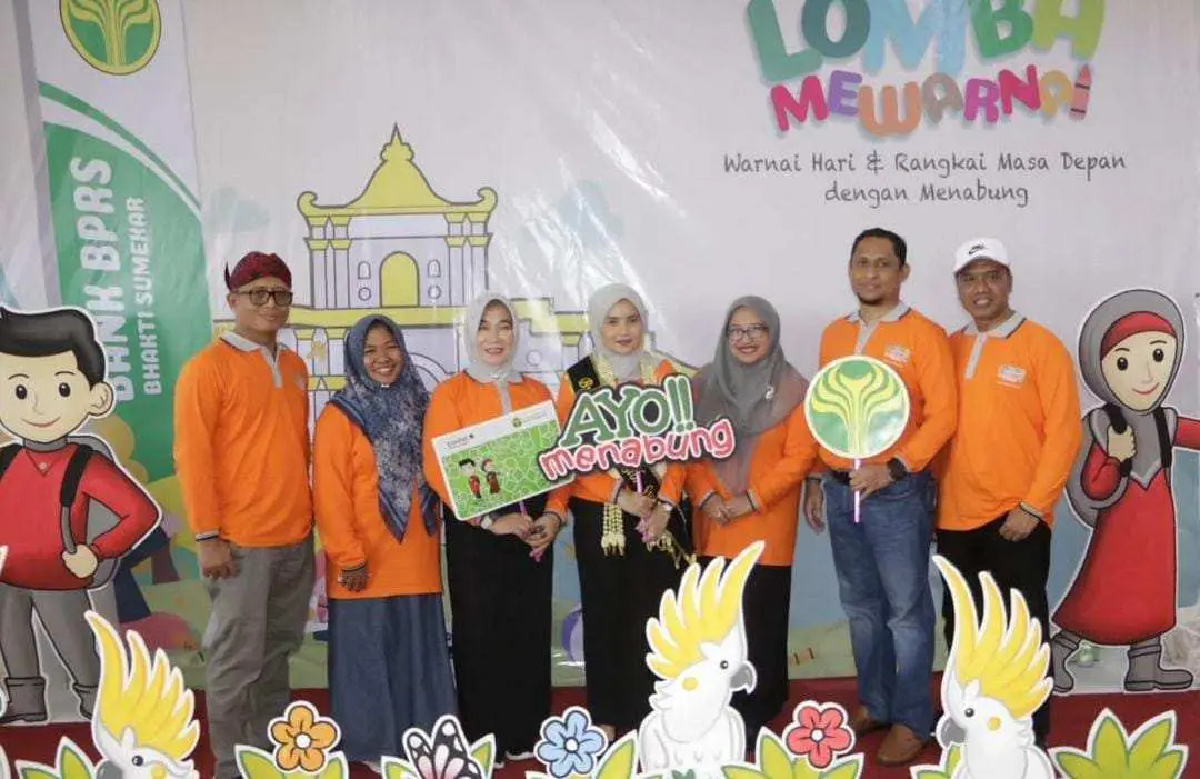 Peringati Hari Indonesia Menabung 2023, Bunda PAUD Kabupaten Apresiasi BPRS Bhakti Sumekar Saat Gelar Lomba Mewarnai Tingkat Anak Usia Dini