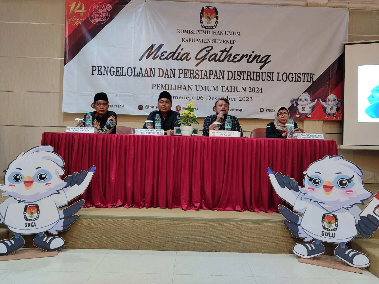 Dikemas Media Gathering Jelang Pemilu 2024, KPU Sumenep Gelar Sosialisasi Persiapan Distribusi Logistik