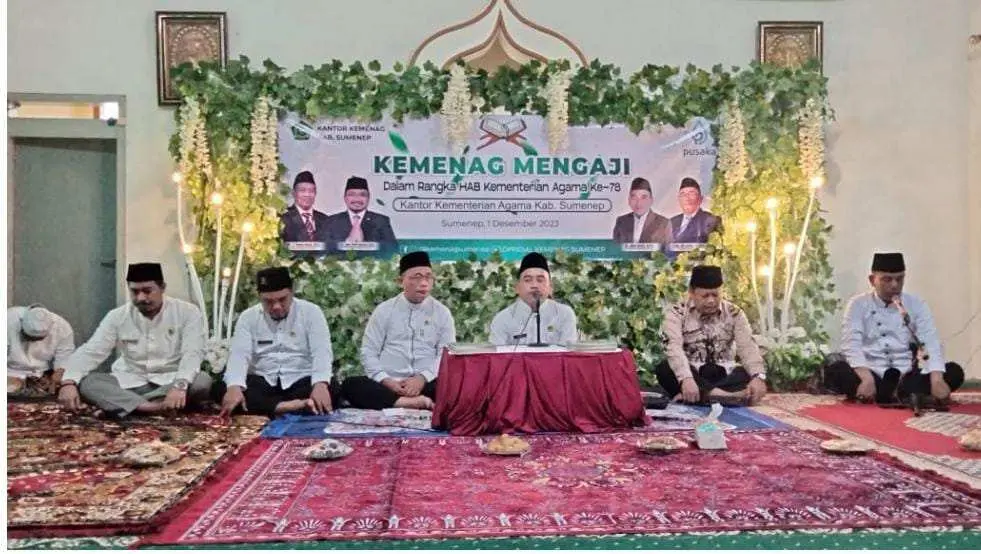 Hadirkan Ustadz Sholeh, Kemenag Sumenep Gelar Kemenag Mengaji Sambut HAB ke 78