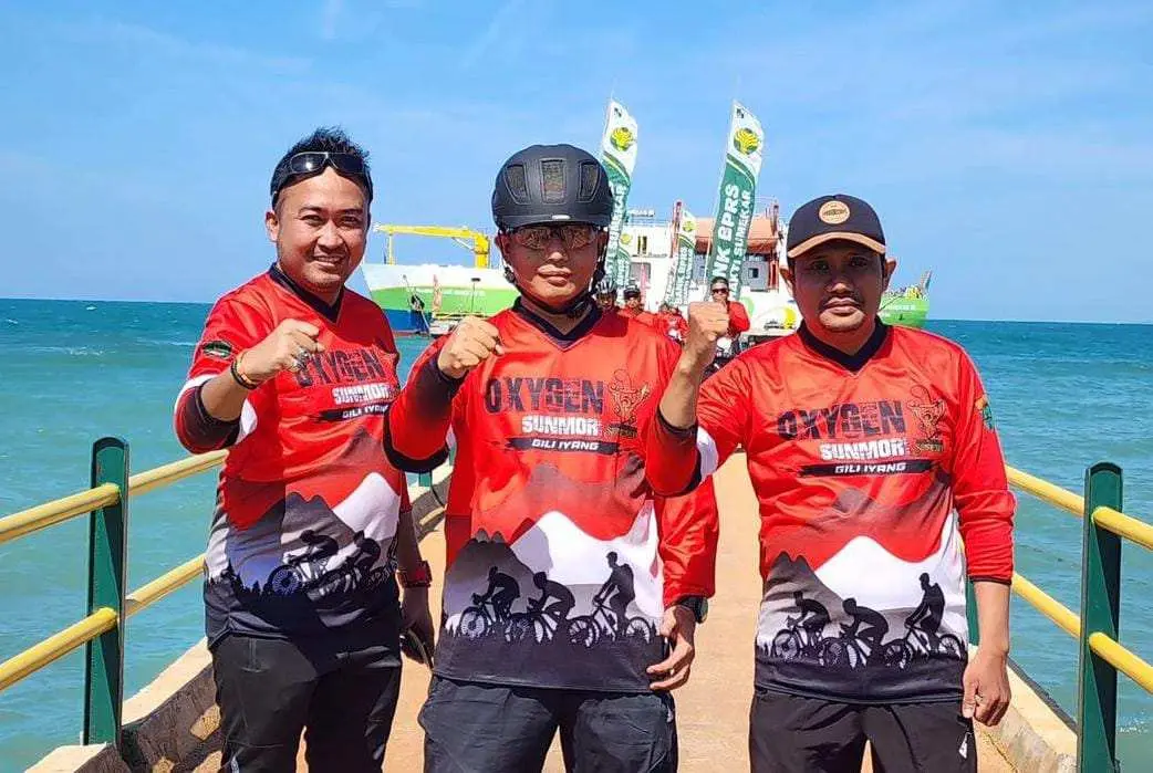 Sambil Ramaikan Event Oxygen Sunmori Funbike 2023, BPRS Bhakti Sumekar Siap Dorong Potensi UMKM di Pulau Giliyang
