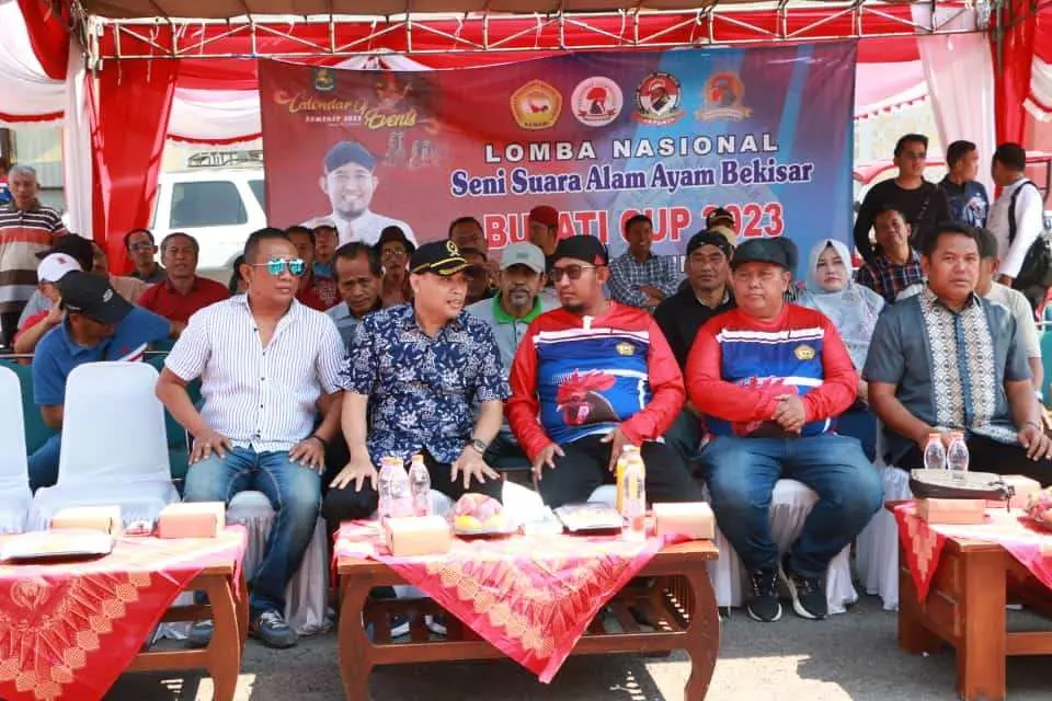 Rebut Piala Bupati Sumenep 2023, Ratusan Warga dari Berbagai Daerah Ikuti Seni Suara Alam Ayam Bekisar 